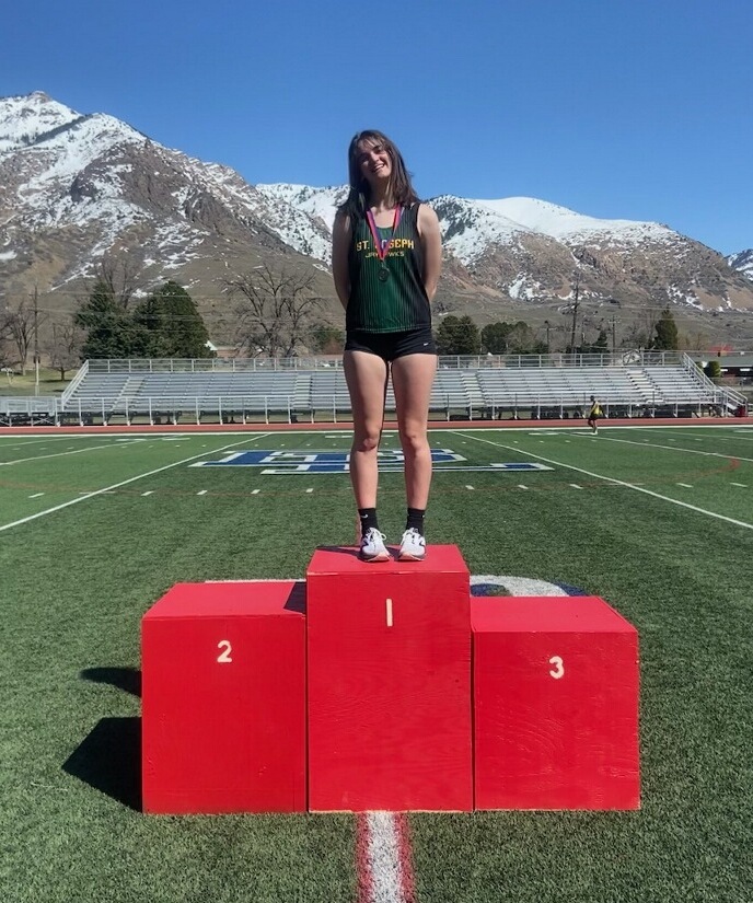 St. Joseph’s Sarah Snell tops Utah javelin leaderboard and is just